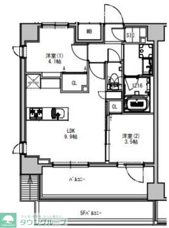 S-RESIDENCE押上Southの物件間取画像